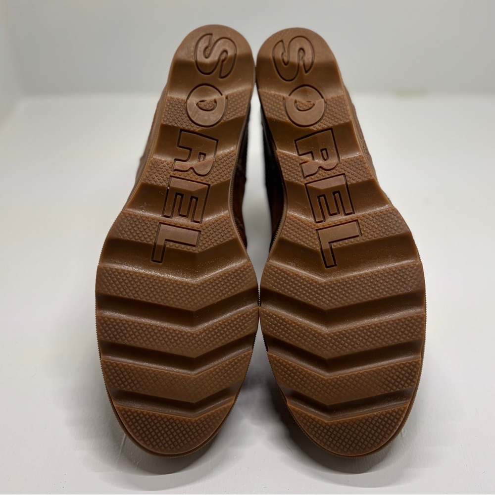 Sorel NL3022 Leather Chelsea Boots Brown Waterproof Lug Sole Women’s 10.5 - Picture 8 of 15